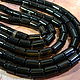 Agate beads tube 18H13 mm thread, Beads1, Saratov,  Фото №1