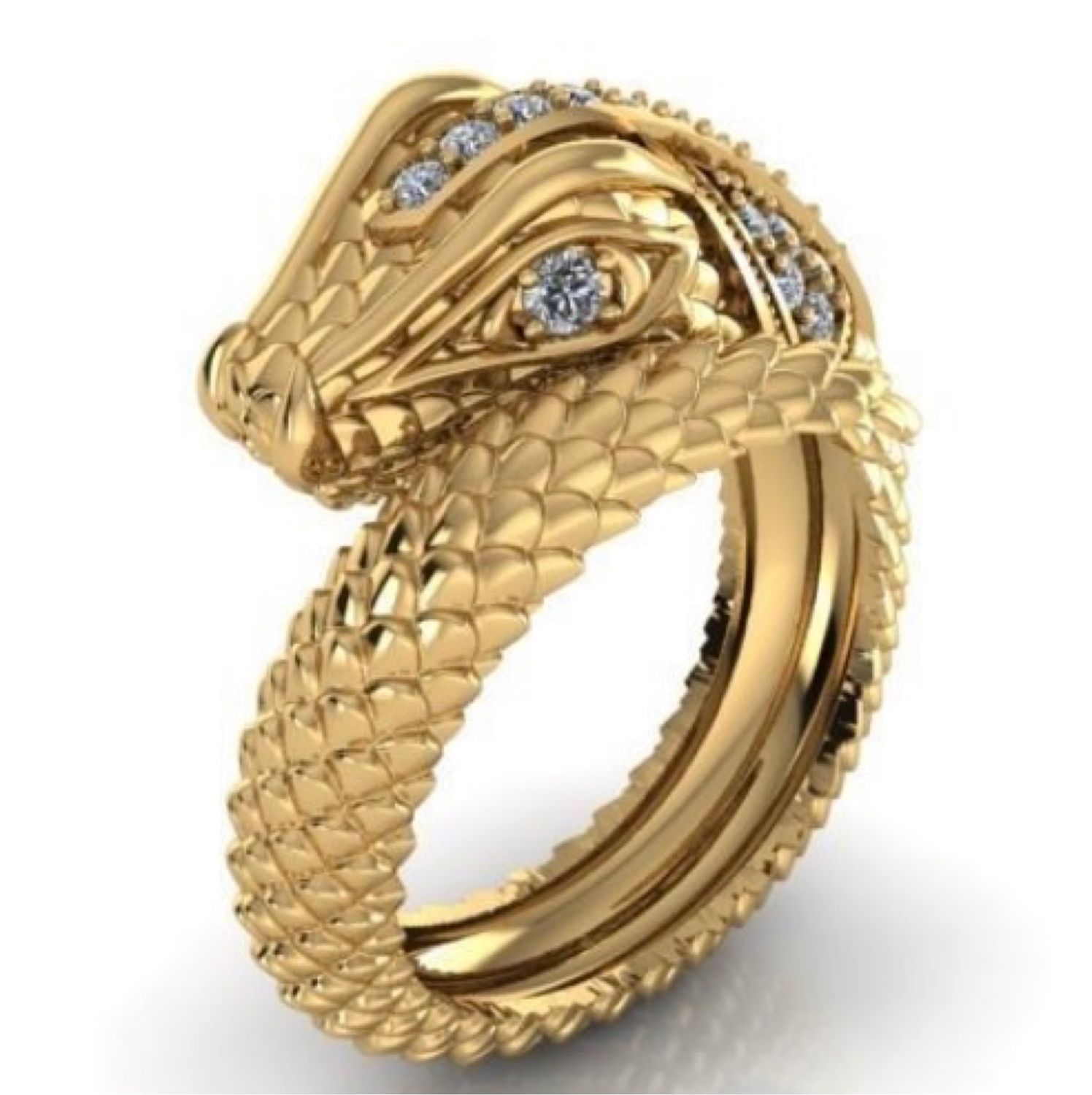 Золото кольца в виде змей