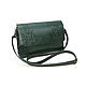 clutches: Women's Leather Green Viann S44t-632 Clutch Bag, Clutches, St. Petersburg,  Фото №1