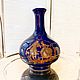 Vintage: Cobalt vase 'Cavalier with a lady', Japan (4688), Vintage vases, Tyumen,  Фото №1