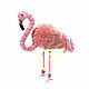 Order Pendant, Flamingo. Flamingo Christmas Tree Toy. Dolls Elena Mukhina. Livemaster. . Christmas gifts Фото №3