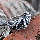 Silver ring Dragon Ouroboros, Rings, Moscow,  Фото №1