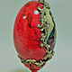 Egg interior with the face of a Saint (1). Eggs. IraStepArtDecoupage. My Livemaster. Фото №5