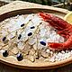 Серьги-шандельеры «Каскад Сирены» | Лазурит, Цепи и Рыбы | Длинные. Серьги-кисти. Casa di Qasina. Ярмарка Мастеров.  Фото №5