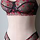 Нижнее бельё сердечки. Комплекты белья. Natali Lingerie / Нижнее бельё ручной работы!. Интернет-магазин Ярмарка Мастеров.  Фото №2