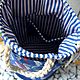 A bucket bag in a nautical style. Bags for children. inspiration. My Livemaster. Фото №4