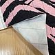 Курточная стеганая ткань, черно-розовый принт под зебру. Ткани. Эксклюзивные ткани made in ITALY. Ярмарка Мастеров.  Фото №6