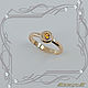 Ring 'vitamin in gold' gold 585, citrine, Rings, St. Petersburg,  Фото №1