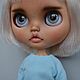 Кукла Блайз блондинка(Blythe Doll) custom, ooak doll. Шарнирная кукла. Blythe Dolls by Elena Khromova. Ярмарка Мастеров.  Фото №6