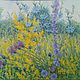 A summer meadow. (the picture is on canvas x oil), Pictures, Zaoksky,  Фото №1