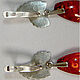 Order Amber Earrings Amber Cognac Petals Pendants 925 Sterling Silver Star. Aleshina. Livemaster. . Vintage earrings Фото №3