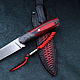 Hunting knife handmade from Damascus steel ' Bastion'. Knives. zlathunter. My Livemaster. Фото №5