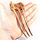 Hair clip made of wood ' dune '(Zebrano). Hairpins. OakForest Wooden Jewelry. My Livemaster. Фото №5