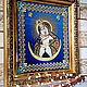 Икона Богородицы "Остробрамская". Иконы. Броши от Натальи Улановой. Интернет-магазин Ярмарка Мастеров.  Фото №2