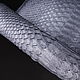 Python skin, hide, width 30-34 cm IMP2003E. Leather. CrocShop. My Livemaster. Фото №6
