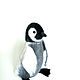 Бибабо, валяная перчаточная  игрушка "Пингвин Ото". Кукольный театр. ЛенаВи - Теплота от кота. Ярмарка Мастеров.  Фото №4
