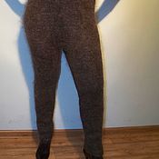 Одежда handmade. Livemaster - original item Pants leggins knitted leggings warm down from 100% goat down. Handmade.