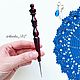 Крючок для вязания с деревянной ручкой ручной работы. Инструменты для вязания. Крючки для вязания Лавка ДЛ. Ярмарка Мастеров.  Фото №4