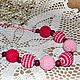 Crocheted beads 'BlackBerry', Necklace, St. Petersburg,  Фото №1