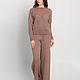 Knitted cashmere sweater and pants suit. Suits. BerKnitwear. Online shopping on My Livemaster.  Фото №2