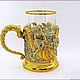 Gift cup holder 'Happy horseshoe' z11023. Single Tea Sets. Zlatiks2. Ярмарка Мастеров.  Фото №4