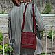  Handbag women's leather black Emilia Mod. C86-911. Crossbody bag. Natalia Kalinovskaya. My Livemaster. Фото №6