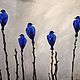 "Blue birds". Картины. Sveti (ART-SVETI). Интернет-магазин Ярмарка Мастеров.  Фото №2