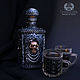 'Manto de la muerte'. Mágica botella de sir max. Bottle design. Tatyana's day (tataday). Интернет-магазин Ярмарка Мастеров.  Фото №2