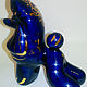 Order Poodle cobalt in gold. Moscow Kerry (porcelaindogs). Livemaster. . Figurines Фото №3