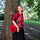 Shoulder Bag: Rose Wool bag. Crossbody bag. Olgaorel57. My Livemaster. Фото №6