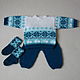 Knitted set with a Norwegian pattern, Baby Clothing Sets, Moscow,  Фото №1
