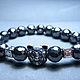 Order Men's bracelet with hematite 'Bear'. Beautiful gifts for the good people (Alura-lights). Livemaster. . Bead bracelet Фото №3