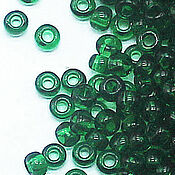 Материалы для творчества handmade. Livemaster - original item Czech beads 10/0 Green 10 g Preciosa. Handmade.