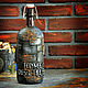 Тот самый Аппарат, декоративная бутылка. Бутылки. Glorious_Bottles декоративная посуда (anna-maslova). Ярмарка Мастеров.  Фото №4