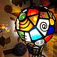 Разноцветный витражный ночник Воздушный шар. Ночники. Glass Bubble (Надежда Авдеева). Ярмарка Мастеров.  Фото №4