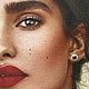 Заказать Пусеты с бриллиантами " Затмение " купить. ·٠• Luxury club II  ( Юлия ) ·٠•٠·. Ярмарка Мастеров. . Серьги-пусеты Фото №3