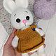 Зайка ручной работы. Амигуруми куклы и игрушки. Игрушки  'Чуда'. Интернет-магазин Ярмарка Мастеров.  Фото №2