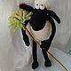 Soft toys: Shaun The Sheep. Stuffed Toys. knitted animation. My Livemaster. Фото №5
