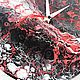 Abstract Wall Clock Black and Red. Watch. Clocks for Home (Julia). My Livemaster. Фото №5