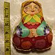 Order Matryoshka dolls: textile, hand-painted, Christmas tree toys. arkensoie Silkyway. Livemaster. . Dolls1 Фото №3