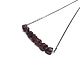Silver mini Garnet necklace natural, 925 silver. Necklace. The final touch. Online shopping on My Livemaster.  Фото №2