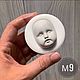 Mold M9 (form for making the face), Teddy Doll, Moscow,  Фото №1