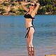 Whether on the beach Queen in a bathing suit and sandals handmade from our production! Brand SAKATO.Moscow
