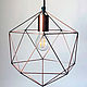 Order Suspended ceiling lamp 'Icosahedron' in the loft style. tiffanarium (Tiffanarium). Livemaster. . Ceiling and pendant lights Фото №3