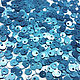 Indian sequins No№4091 with offset hole blue 5 g, Sequins, St. Petersburg,  Фото №1