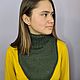 Заказать Снуд-уголок из шерсти. Нина Ким вязанные аксессуары. Ярмарка Мастеров. . Снуды Фото №3