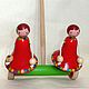 Order Wooden toy Girl. Shop Grizunok teether. Livemaster. . Rolling Toys Фото №3