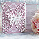 Wedding invitations. Make any color.Wedding invitation `Butterfly` Personalization and text is included in the price
