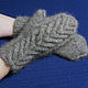 Women's knitted mittens 'Irish tail'. Mittens. Warm Yarn. Online shopping on My Livemaster.  Фото №2