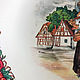 Заказать Винтаж: Obernai Sarreguemines  большое блюдо Оберне. Vintage Bazar. Ярмарка Мастеров. . Сервизы винтажные Фото №3